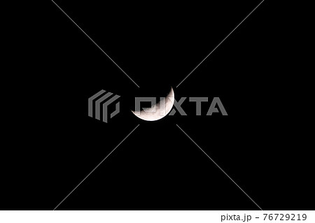 上弦の月/弓張月/月齢6.36 76729219