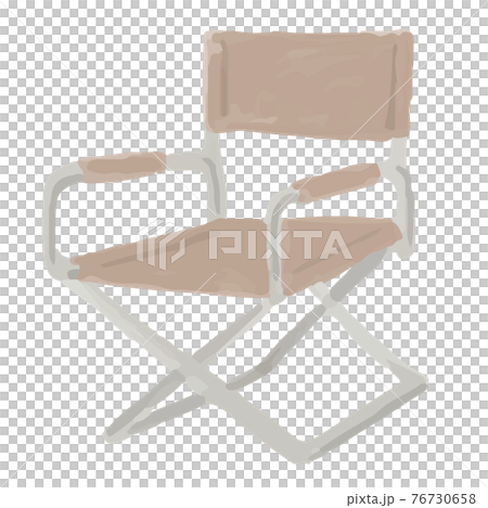 Outdoor camping chair illustration hand-painted watercolor Outdoor camping chair illustration hand-painted watercolor 76730658