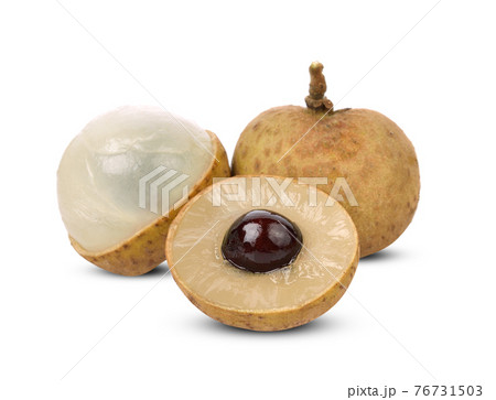 longan isolated on white background longan isolated on white background 76731503