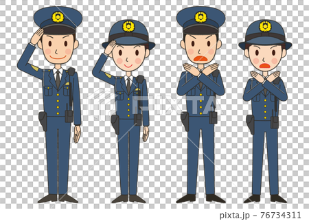 警察官男女01 76734311