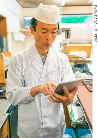 個人飲食店のタブレット活用 個人飲食店のタブレット活用 76734543