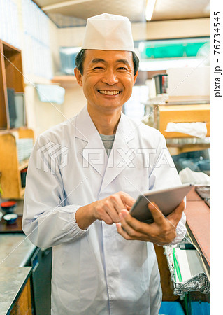 個人飲食店のタブレット活用 個人飲食店のタブレット活用 76734545