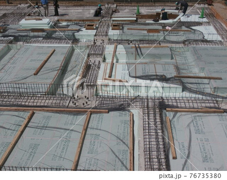 S造の床下断熱工事 76735380