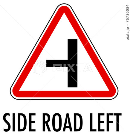 Red traffic sign on white background 76736084