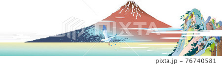 赤富士の夏 76740581