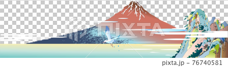 赤富士の夏 76740581