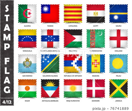 flags and names of countries in the world