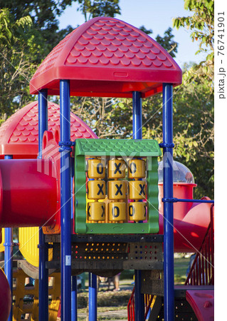 playground in the park playground in the park 76741901