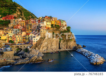Manarola, Italy, a picturesque village in Cinque Terre Manarola, Italy, a picturesque village in Cinque Terre 76746165