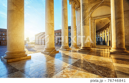 Piazza del Plebiscito square, Naples, Italy Piazza del Plebiscito square, Naples, Italy 76746841