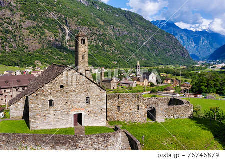 Giornico village in swiss Alps mountains, Ticino, Switzerland Giornico village in swiss Alps mountains, Ticino, Switzerland 76746879