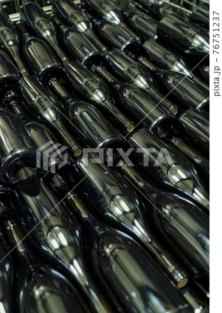 bottles of wine in old cellar in center of Eger, Northern Hungary bottles of wine in old cellar in center of Eger, Northern Hungary 76751237