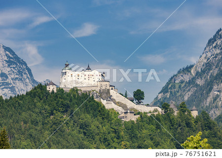 Hohenwerfen Castle in Alps, Austria Hohenwerfen Castle in Alps, Austria 76751621