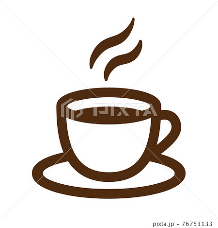 コーヒーカップのPOPアイコン 76753133