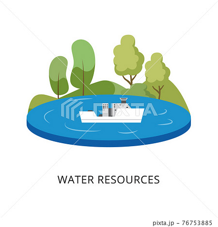 Concept of save natural resource clean water and ecology environment 76753885
