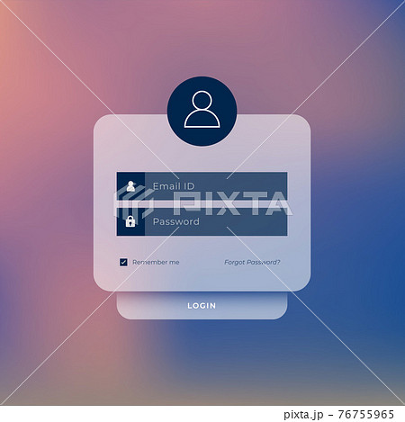 website user login page template design website user login page template design 76755965