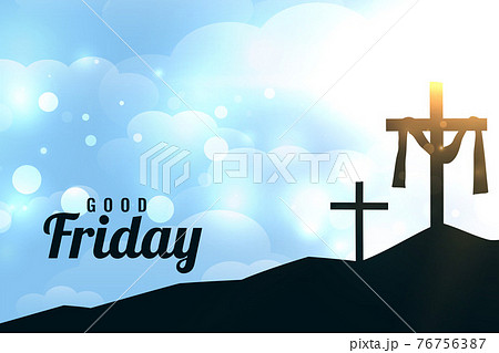 good friday or easter day shiny background 76756387