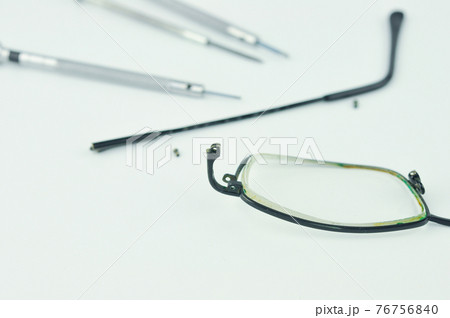 Eyeglasses repair concept. Eyeglasses repair concept. 76756840