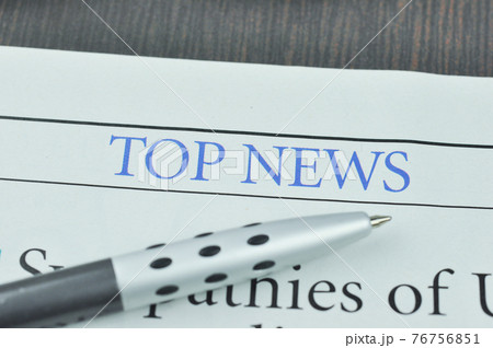 Top News. News Concept. 76756851
