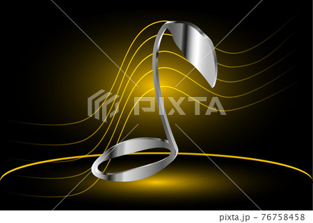 Music note vector, note and stave, 76758458