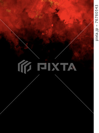 赤と黒の血の垂れるテクスチャ背景のイラスト素材
