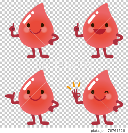 血液のキャラクター　医療 76761326