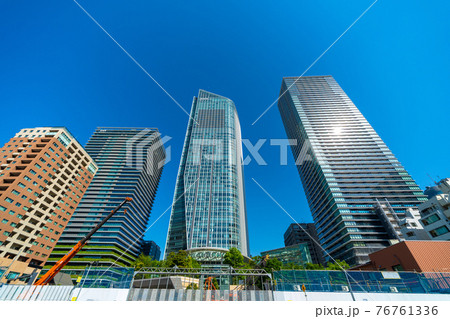 日本の東京都市景観 虎ノ門ヒルズ駅前から虎ノ門ヒルズなどを望む 日本の東京都市景観 虎ノ門ヒルズ駅前から虎ノ門ヒルズなどを望む 76761336