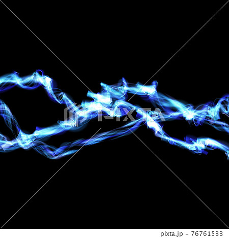 青色の交差するライン 青色の交差するライン 76761533