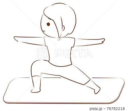 Yoga Poses In Line Art Style. Health Care Concept. Collection Of Handdrawn  Yoga Poses, Illustration. Royalty Free SVG, Cliparts, Vectors, and Stock  Illustration. Image 188830317.