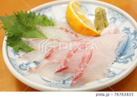 石鯛の刺身 石鯛の刺身 76763835