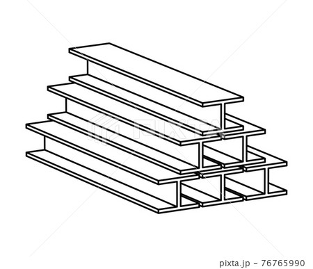 鉄骨（h鋼） 76765990