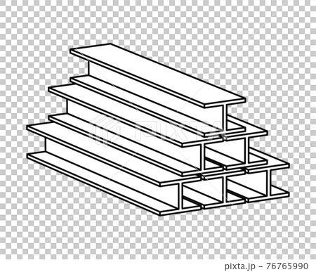 鉄骨（h鋼） 76765990
