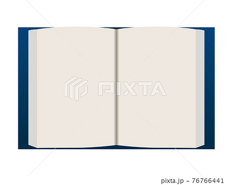 立体的な見開きの本 書籍のイラスト白背景 読書勉強教育のイメージ 立体的な見開きの本 書籍のイラスト白背景 読書勉強教育のイメージ 76766441