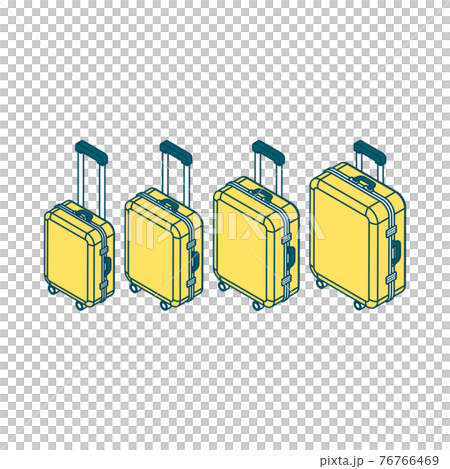 スーツケースの大きさ比較 76766469