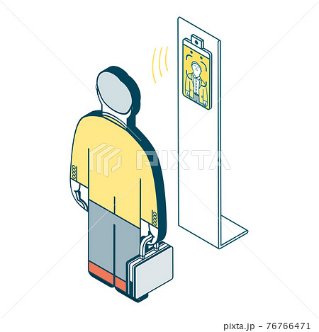 検温&顔認証 全身 検温&顔認証 全身 76766471
