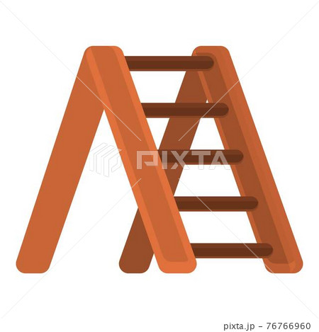 Construct ladder icon, cartoon style Construct ladder icon, cartoon style 76766960