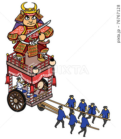 福井県の三国祭り-戦国武将の神輿
