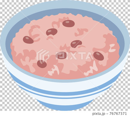 炊きたての赤飯のイメージイラストのイラスト素材