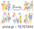 家族のイラスト_セット03 76767894