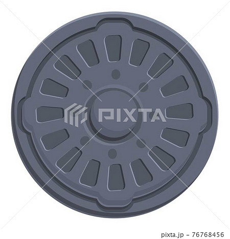 Obsolete manhole icon, cartoon style Obsolete manhole icon, cartoon style 76768456