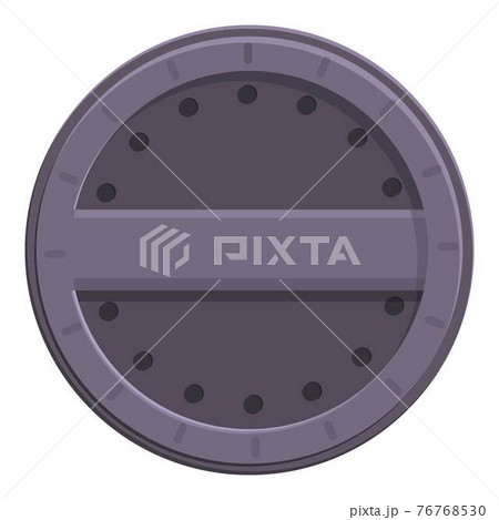 Asphalt manhole icon, cartoon style Asphalt manhole icon, cartoon style 76768530