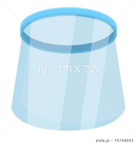 Epidemic face shield icon, cartoon style Epidemic face shield icon, cartoon style 76768683