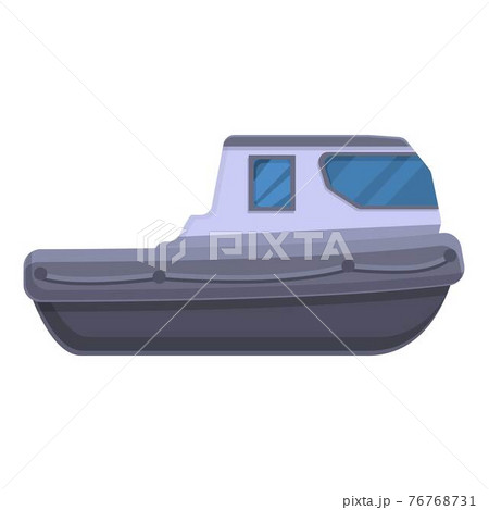 Aid rescue boat icon, cartoon style Aid rescue boat icon, cartoon style 76768731