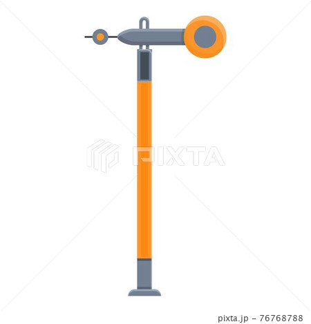 Signal sign for train icon, cartoon styleのイラスト素材 [76768788] - PIXTA