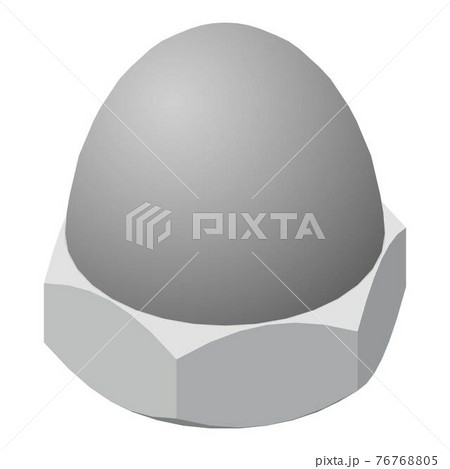 Device bolt cap icon, isometric style 76768805