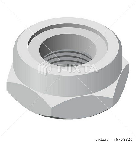 Screw icon, isometric style Screw icon, isometric style 76768820