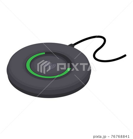 Pad wireless charger icon, isometric style Pad wireless charger icon, isometric style 76768841