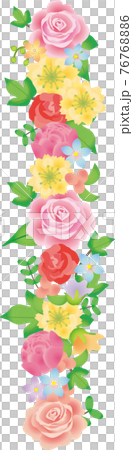 I alphabet flower letter 76768886