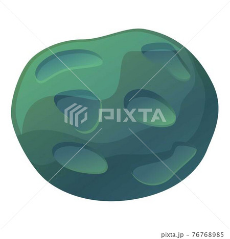 Asteroid meteor icon, cartoon style Asteroid meteor icon, cartoon style 76768985