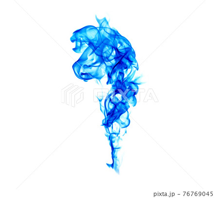 blue flames isolated on white background blue flames isolated on white background 76769045